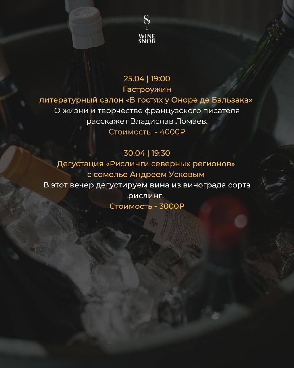 Афиша мероприятий на декабрь 2022. WineSnobBar.
